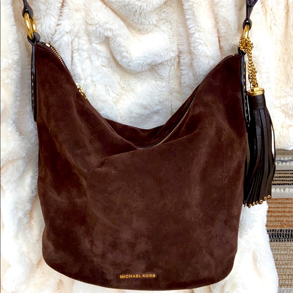 Limited addition Michael Kors suede Hobo Bag